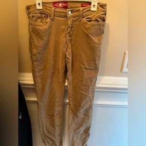 Lucky Brand Vintage Tan Corduroy Pants